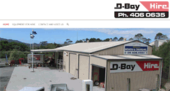 Desktop Screenshot of d-bayhire.co.nz