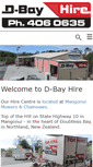 Mobile Screenshot of d-bayhire.co.nz